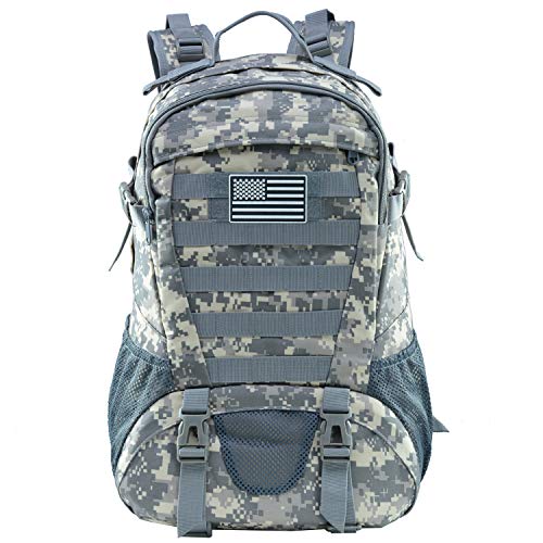 Jueachy Tactical Backpack 35L Military Bag: Waterproof Army Hiking Backpack Molle Bookbag Edc Bag