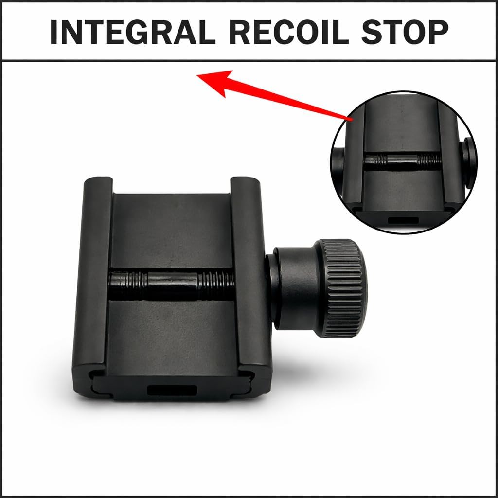Detachable Low Profile Front Tower for .223 5.56 - Flip-Up Compatible Tactical Rifle | Weaver Rail