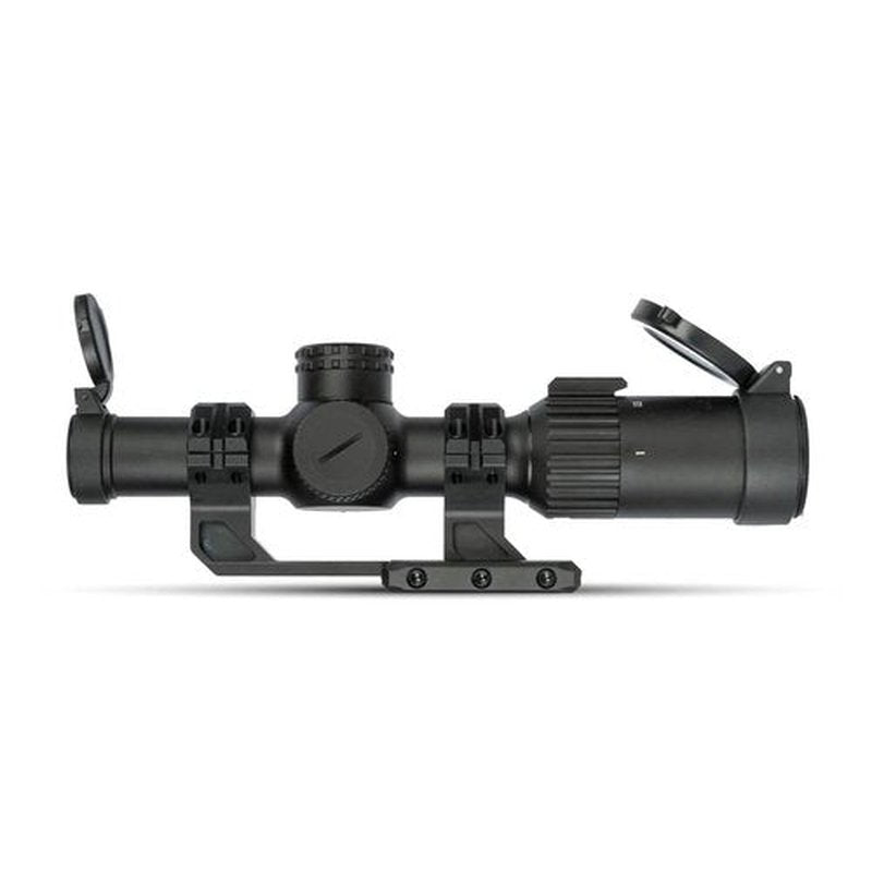 Monstrum Banshee 1-4x20 LPVO Rifle Scope with Offset Scope Mount | BDC-B1 Reticle | Black