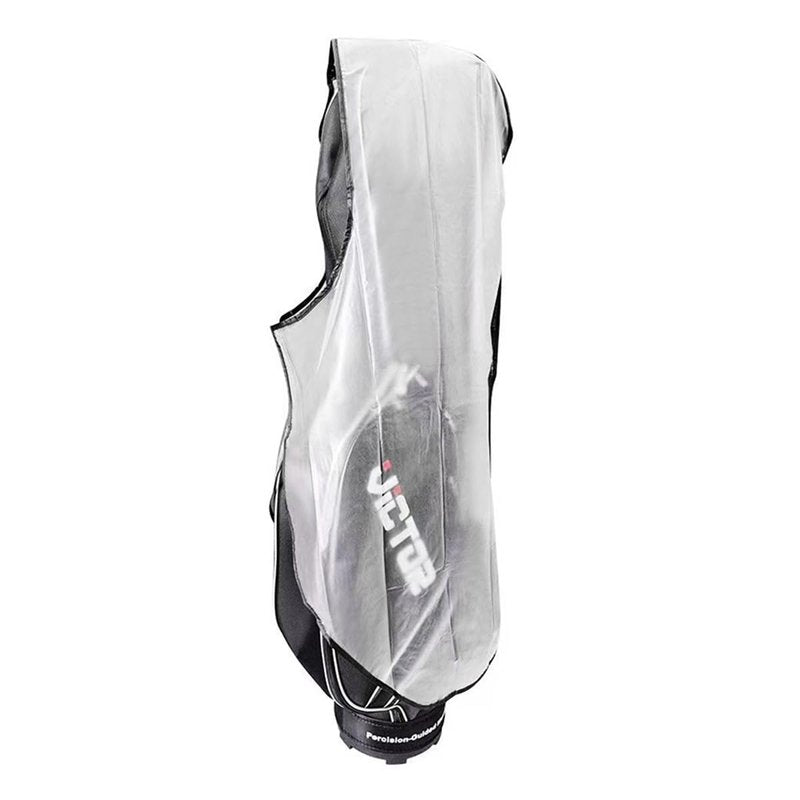 Scott Edward Golf Bag Rain Cover, Transparent Waterproof PVC Golf Bag Clear Rain Cover Protection Cover for Golf Push Carts, Anti-dust Club Bags Raincoat for Golfer