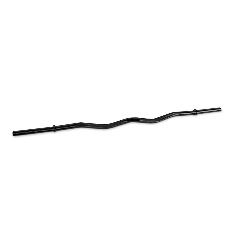 CAP Barbell 47-Inch Standard Solid E-Z Curl Bar, Chrome (RB-47), 46.53" L x 2" W X 1.34" H