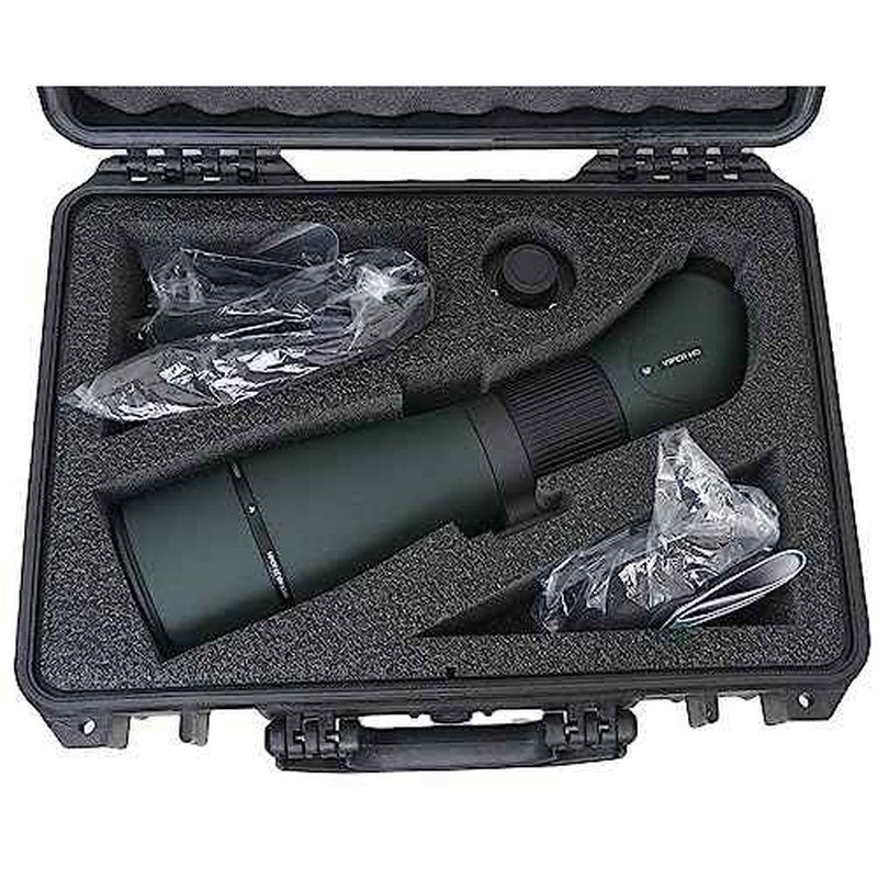 Case Club Spotting Scope Case - Fits Vortex Optics Viper 20-60¡¿85 Angled Spotting Scope in a Hard-Shell Waterproof Travel Case