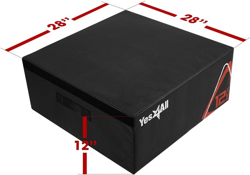 Adjustable Soft Plyo Box | Jumping Trainer for Plyometric Exercises - Multiple Height Variations