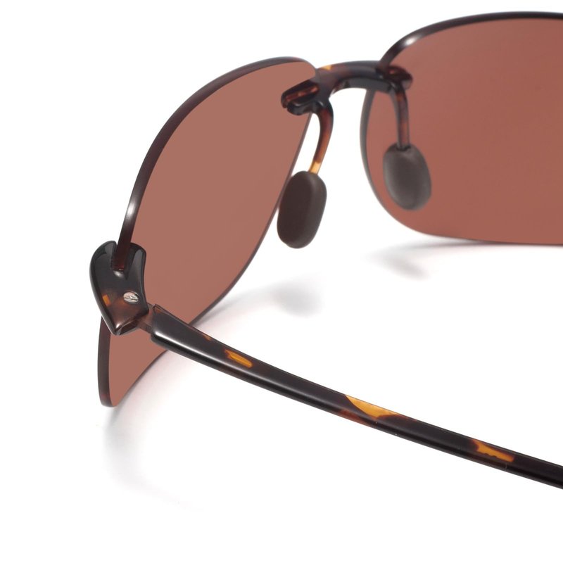 JULI Sports Sunglasses for Men Women TR90 Rimless Frame for Running Fishing Golf Surf Driving 8009 (Rose Pink)
