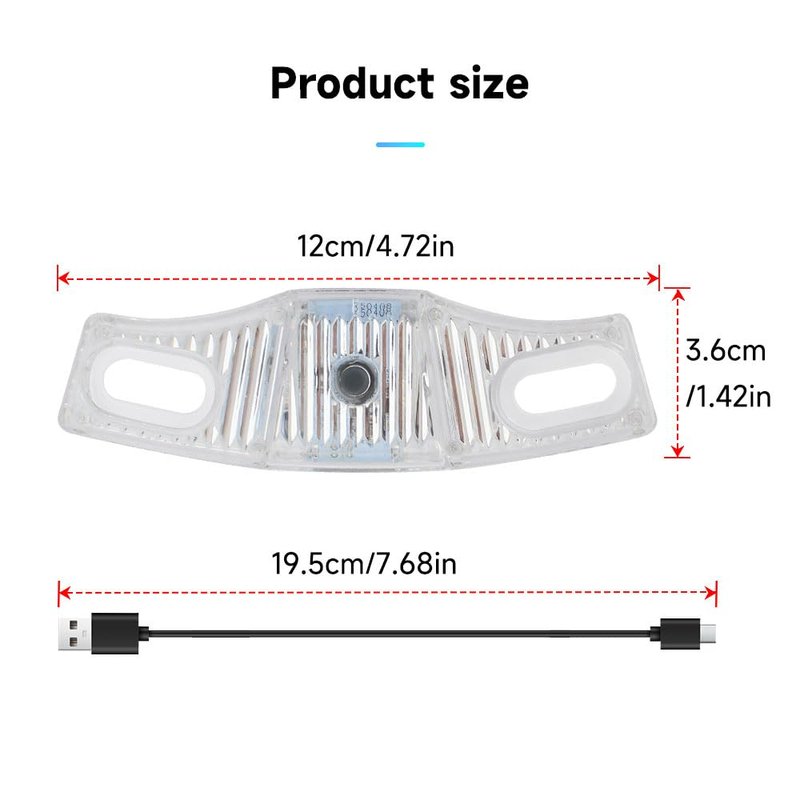Vnicstick Rechargeable LED Bike Wheel Lights,2 Pack,Waterproof Easy Install,Bicycles Wheel Spoke LED Lights,Motion Sensor,Safety Spoke Lights for Adults Kids,with Battery