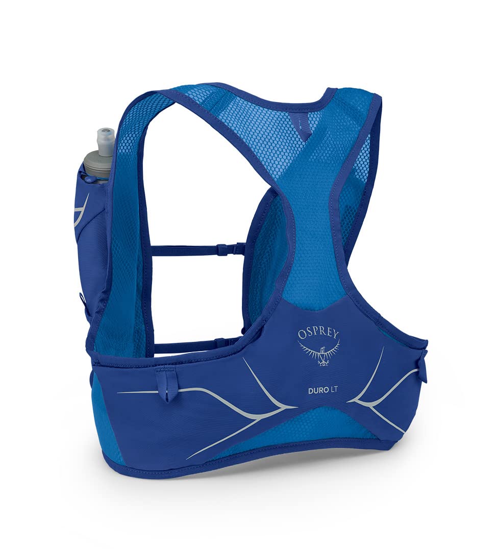 Osprey Duro LT Men's Running Hydration Vest with Hydraulics Soft Flasks, Blue Sky, Medium