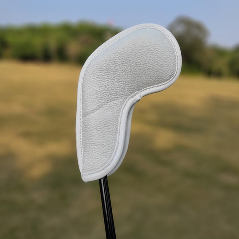 Golf Head Covers Set 9 Pcs Pu Club Covers for Irons and Putters with Large Number Digital Design for Easy Identification 7.87X3.14X3.14 Inch Golf Accessories