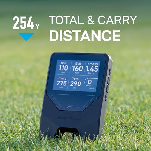 Shot Scope LM1 Portable Golf Launch Monitor with PlayBetter Bundle & Charger