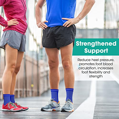 Modvel Foot & Ankle Brace Socks for Sprained Ankle Compression Sleeve - Foot Support for Women & Men - Tendonitis & Arthritis Ankle Brace Sports Running, Torn Ligaments & Women Stabilizing Ankle Wrap