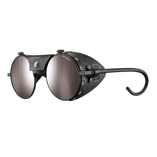 Julbo Vermont Classic Sunglasses, Black/Black Frame - Alti Arc 4 Brown Lens w/Silver Mirror