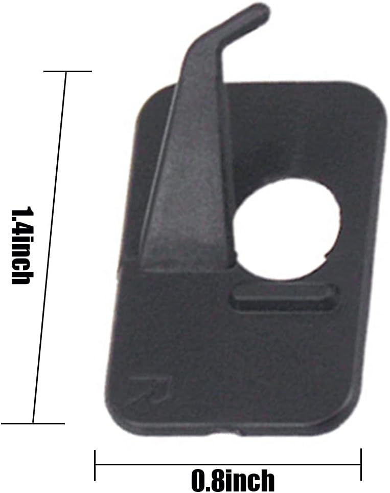 Arrow Rest for Recurve Bow - 12pcs Right-Hand Plastic Archery Accessories | Durable & Lightweight