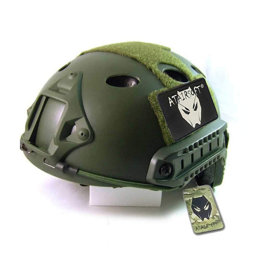 ATAIRSOFT PJ Type Tactical Paintball Airsoft Fast Helmet Green