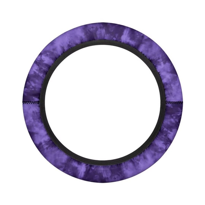 FUIALDOLG Purple Golf Cart Steering Wheel Cover Steering Wheel Protector Anti Slip Stretchable Universal Car Accessory Comfortable Grip for Men/Women