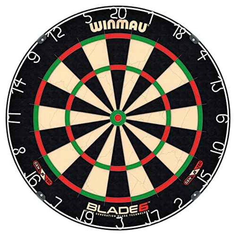 WINMAU Darts Blade 6 Professional Bristle Dartboard with Official Tournament Specifications | Endorsed by The PDC