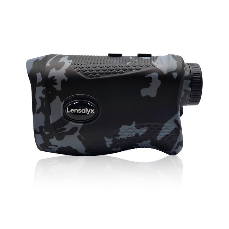 Lensalyx Golf Rangefinder with Slope Switch, 1200 Yards Range Finder Golfing with Flag Lock, 7X Magnification,Flag Pole Locking with Pulse Vibration, Rechargeable,Golf Accessories for Men