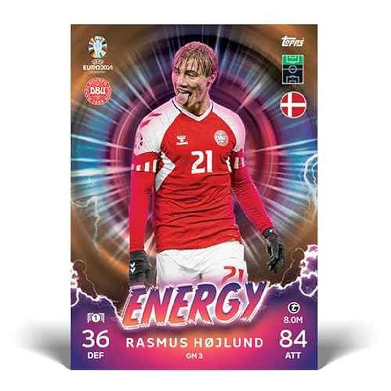 Topps Official Euro 2024 Match Attax - Eco Mega Multipack (Reduced Packaging Version) - Contains 32 EURO 2024 Match Attax cards plus 2 random Limited Edition cards.