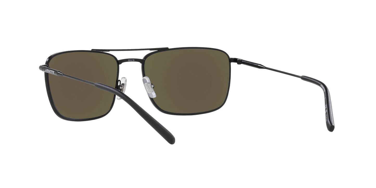ARNETTE Sunglasses AN 3088 737/22 Boulevardier Matte Black Dk Gr