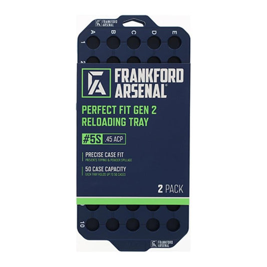 Frankford Arsenal Perfect Fit Reloading Tray for Convenient 50 Round Brass Storage, #5s