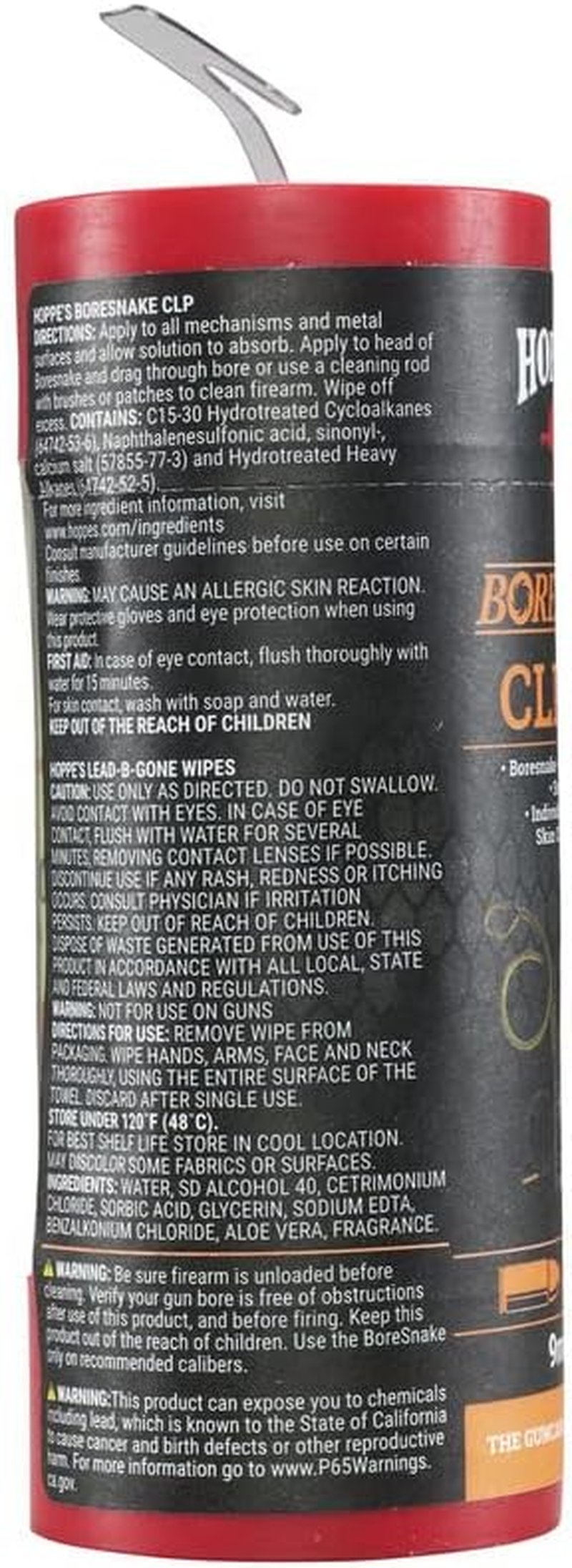 9mm Pistol Boresnake Cleaning Kit - Includes CLP Solution & Easy Storage Clam Case