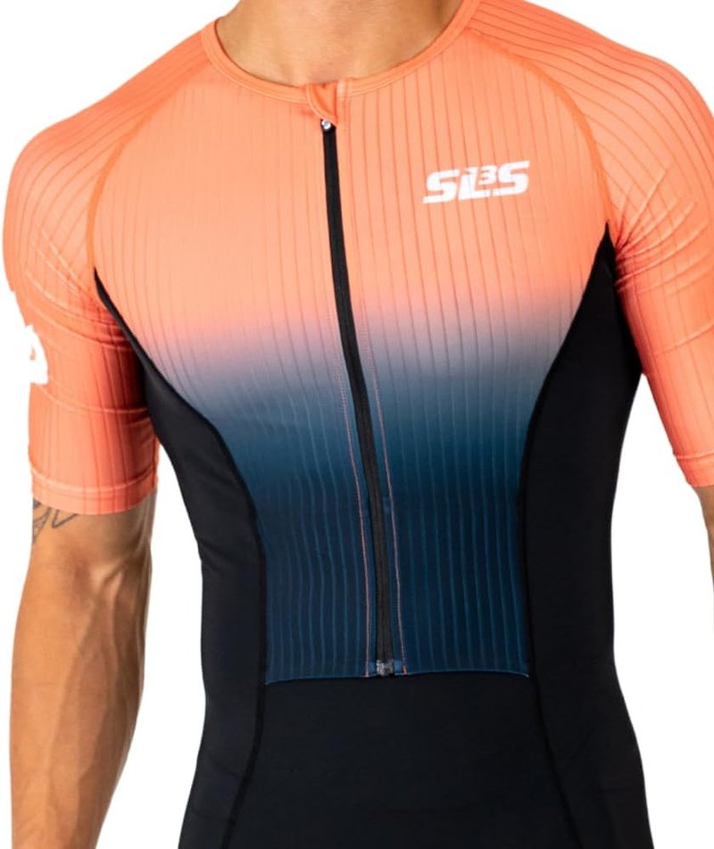 Men's Elite Aero Triathlon Suit - Full Zip, Aero Sleeves, Rear Pockets | Horizon, X-Large
