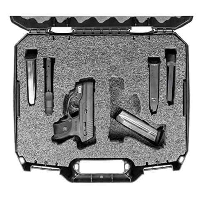 Case Club Pre-Cut 2 Pistol Carrying Case
