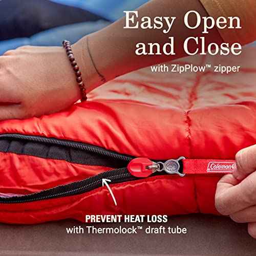 Coleman Sleeping Bag?Tidelands 40¡Æ Mummy Sleeping Bag for Adults