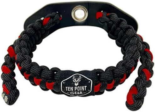 Bow Archery Wrist Sling - Durable 550 Paracord with Metal Grommet | Full Grain Leather, Multiple Camo Options