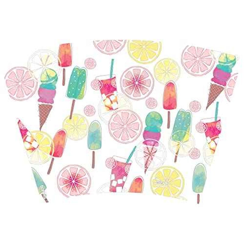 Tervis Sara Berrenson - Ice Cream Scoops and Popsicles Made in USA Double Walled Insulated Tumbler Travel Cup Keeps Drinks Cold & Hot, 24oz, Classic
