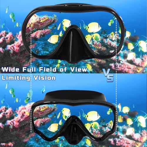 Keary Adult Swim Goggles with Nose Cover Swimming Goggles for Men Women Youth Diving Pool Water Goggles