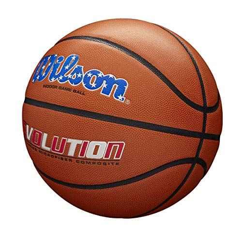 WILSON Evolution Indoor Game Basketballs - Size 5, Size 6 and Size 7