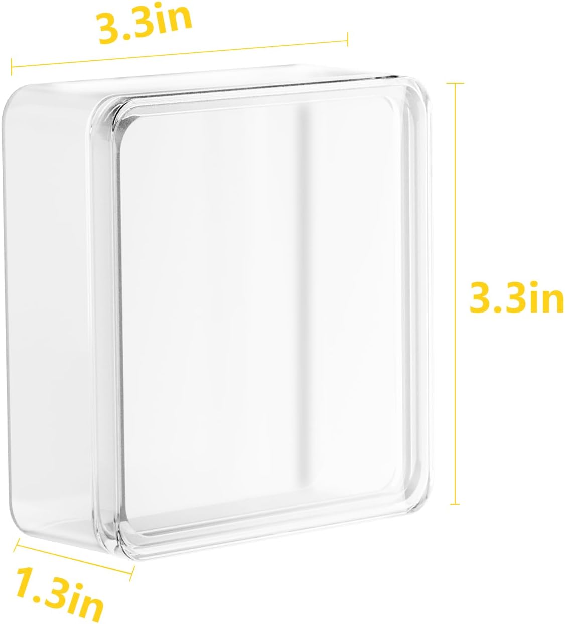 Acrylic Hockey Puck Display Cases - Official Size Cube Holders for 3 Pucks | Clear Protection