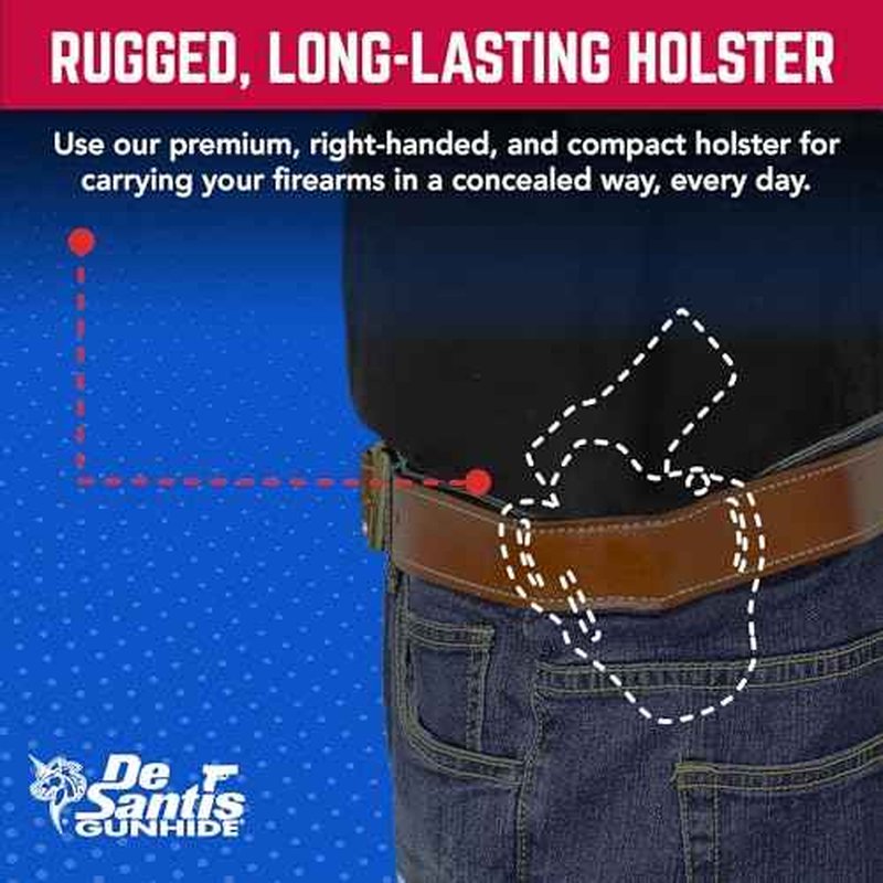 Desantis Speed Scabbard Holster fits 5-Inch Springfield 1911-A1
