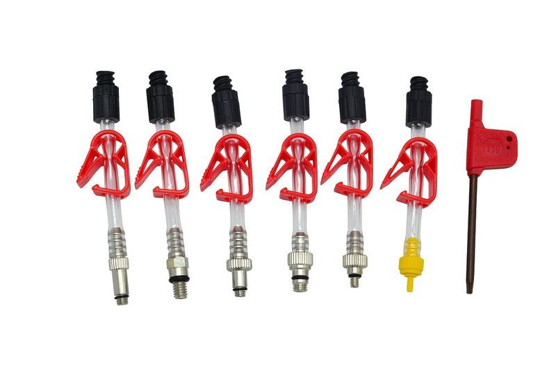 CYCEARTH Bicycle Brake DOT Oil Bleed Kit for Avid Sram Code 5 R Juicy Ultimate Elixir Formula Hayes Bngal Hope Quad Hydraulic Disc Tools …