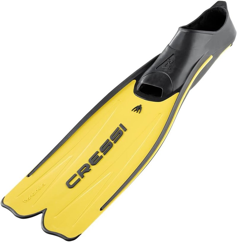 Cressi Adult Snorkeling Fins - Lightweight Full Foot Design for Optimal Thrust | Made in Italy