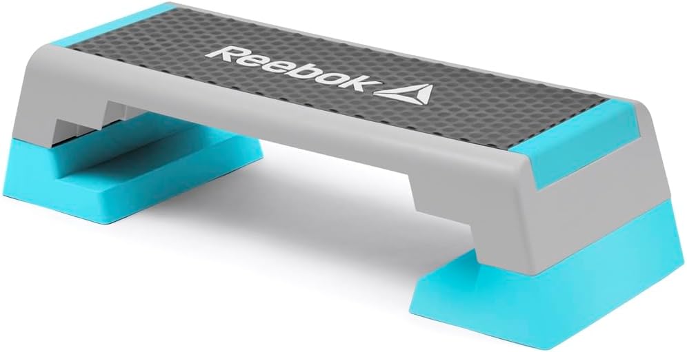 Reebok Adjustable Aerobic Step Platform - Multipurpose for HIIT & Strength Training | Ideal for Cardio Workouts