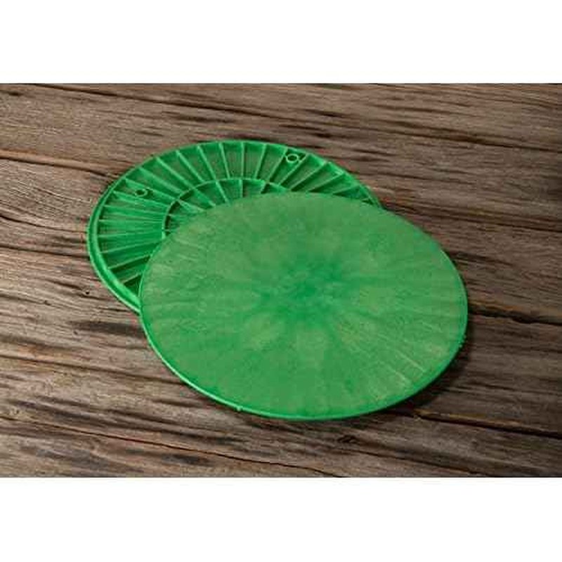 Speedball 12 Inch Round Universal Pottery Wheel Bat, Green, for Ceramics and Clay Work