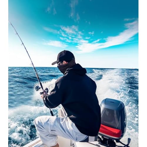 Fishing Neck Gaiter, Sun Protection Face Mask, Cooling Neck Shield Scarf Cycling Balaclava Bandana for Men and Women