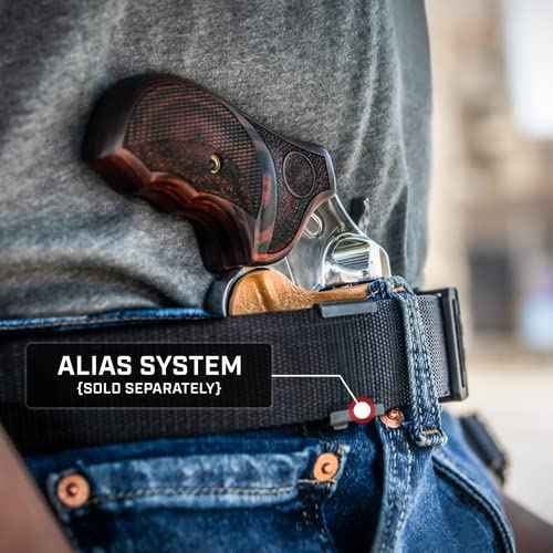 Tulster RATH IWB Kydex Revolver Holster fits: Kimber K6S 2" .357 Magnum | Ambidextrous Inside The Waistband Appendix Concealed Carry