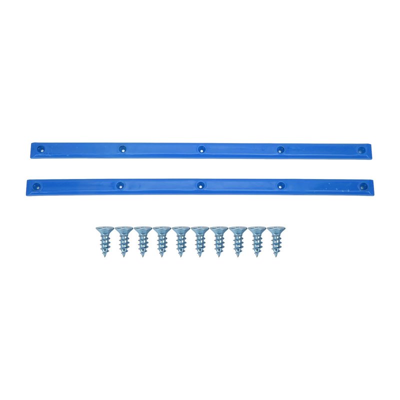 Skateboard Rails Protector, Flexible Ribs Design for Impact Resistance, Skateboard Rails Guard with Mount Screws for Beginners and Street Skaters