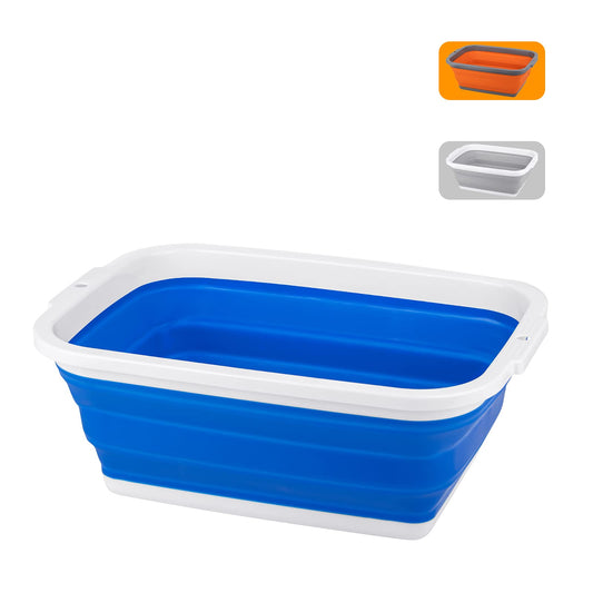 Collapsible Sink with 2.25 Gal / 8.5L, Foldable Dish Tub for Washing Dishes, Camping, Hiking and Home, Portable Washing Basin