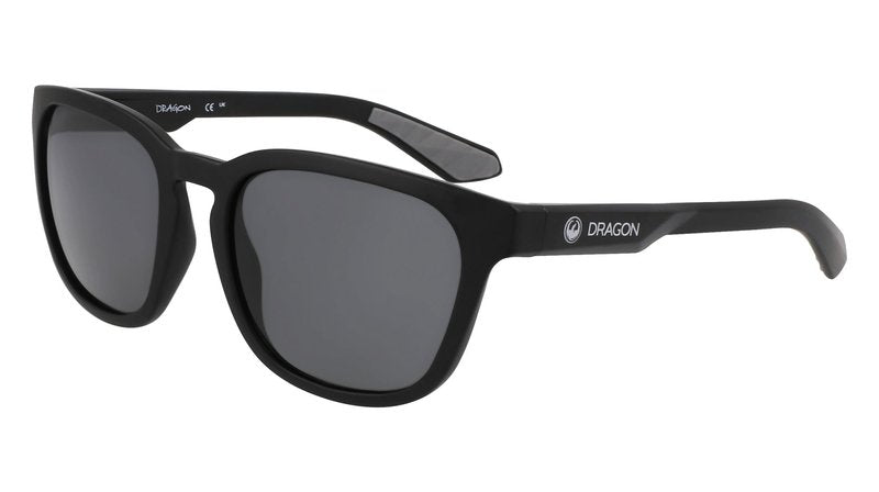 Dragon Sunglasses DR DUNE LL H 20 POLAR 002 Matte Black H2o/Ll Smoke