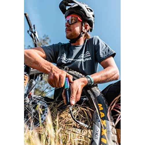 Lezyne Pocket Drive Pro HV Mini Pump - Aluminium, 90psi, Presta/Schrader, With Mount, Neo/Black