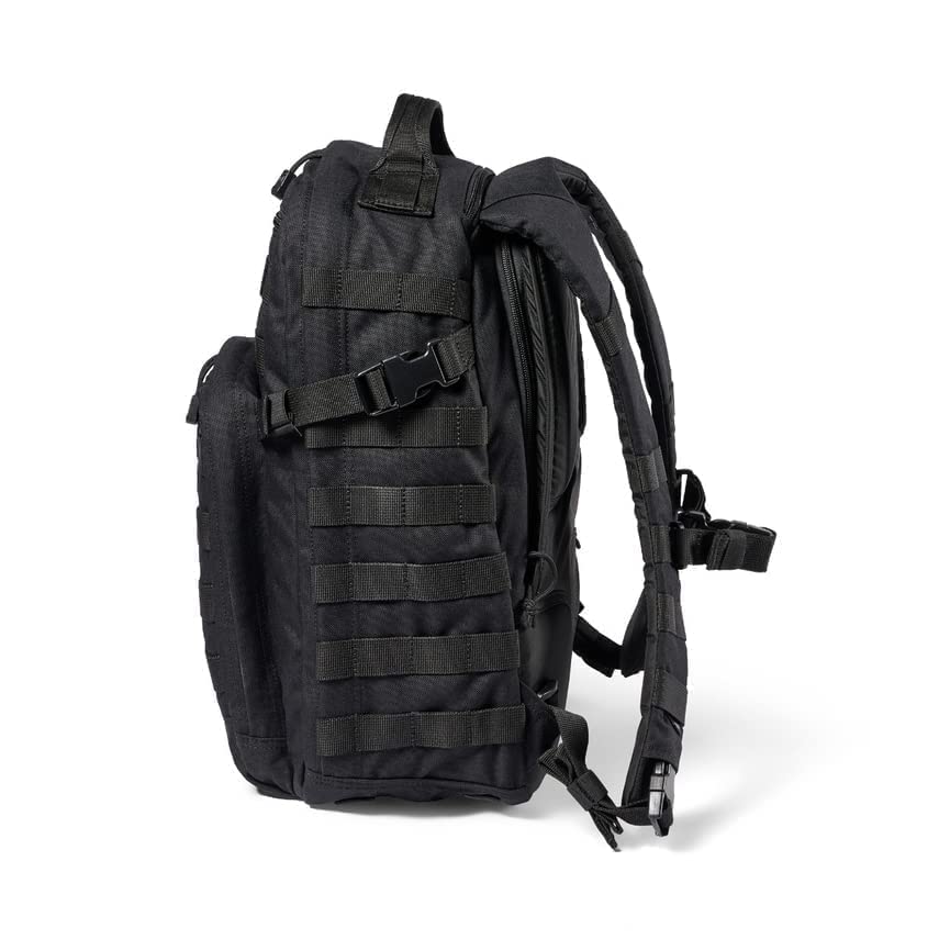 5.11 Tactical Backpack – Rush 12 2.0 – Military Molle Pack, CCW and Laptop Compartment, 24 Liter, Small, Style 56561, Black