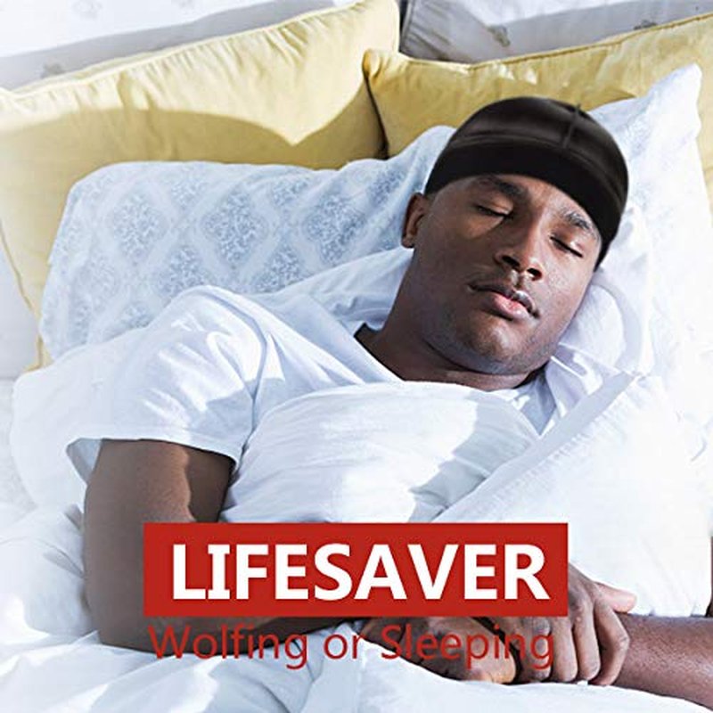 Silky Wave Cap for Men - 2PCS Compression Durag Set | Regular Style