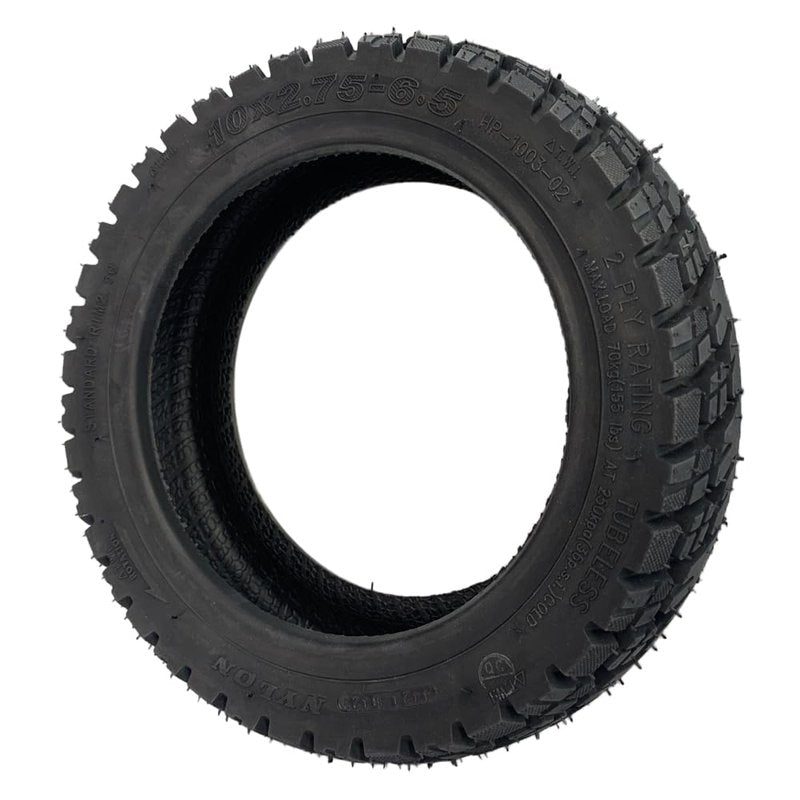 GLDYTIMES 10x2.75 Tubeless Off-Road Vacuum Tire, 10x2.75-6.5 10 Inch, Fits Speedway Dualtron Joyor Titan Segway Gotrax Mten3 Okai Beetle Hitway H5 Electric/Gas Scooter balance Scooter