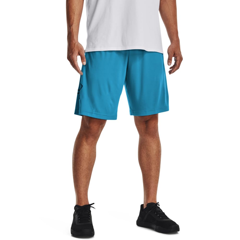 Under Armour Men's Tech Graphic 10" Shorts, (419) Capri / / Black, Medium