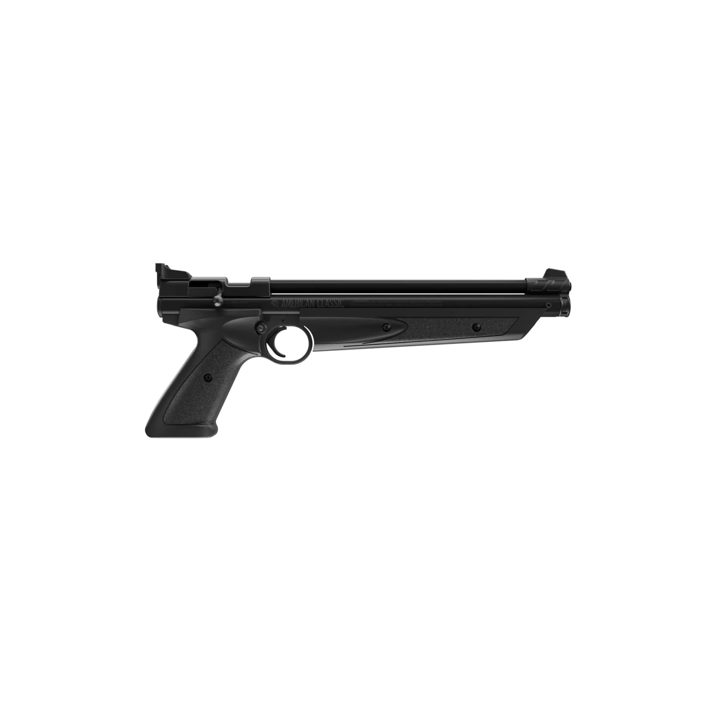 Crosman P1322 American Classic Variable Pump .22-Caliber Pellet Air Pistol - Single Shot Bolt Action - 460 FPS - Black