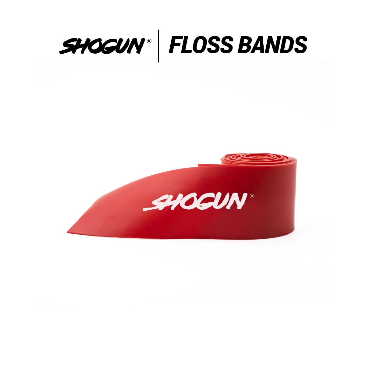 Shogun Floss Bands - 2 Pack Compression/Flossing Bands for Fitness, Muscle Recovery, Joint/Knee Pain - Exercise Wraps for Muscle Compression, Pain Relief, Accelerate Recovery & Promote Flexibility