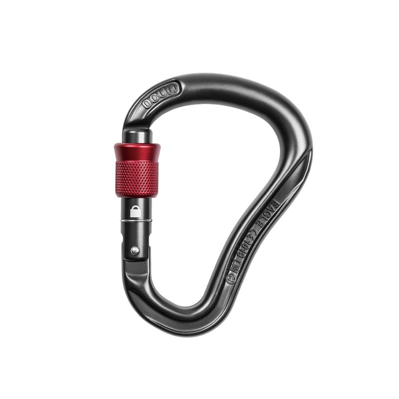 OCUN Eagle HMS Screw Carabiner for Rock Climbing, Belaying and Rappelling