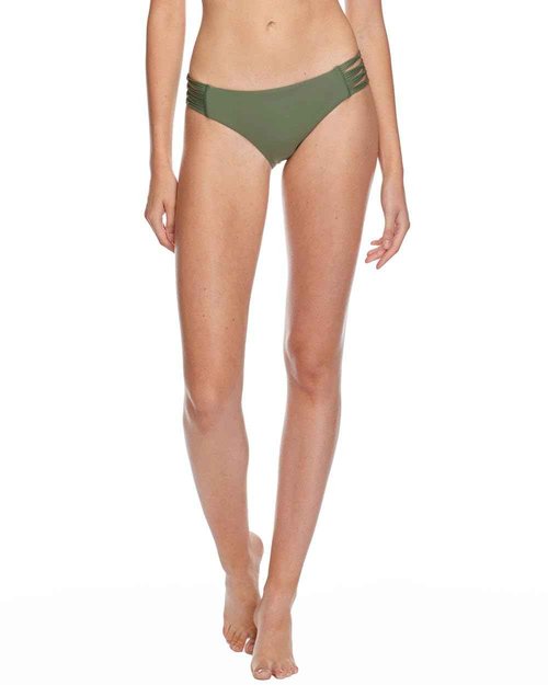 Body Glove Women's Standard Ruby Solid Bikini Bottom Swimsuit, Smoothies Cactus, X-Large